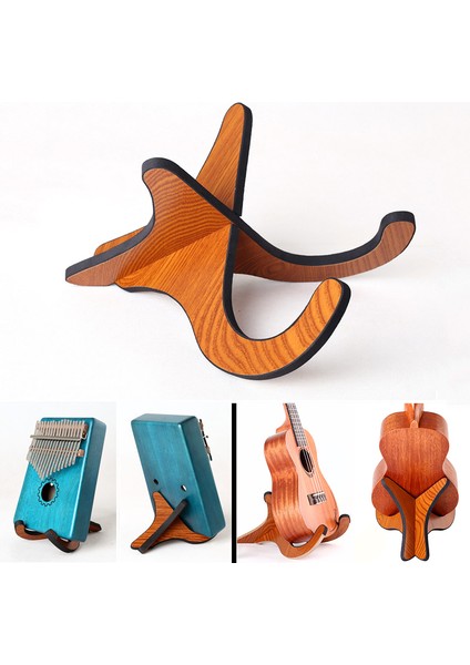 Ukulele Braket Stili Kalimba Ukulele Braketi Gitar Standı Müzik Aleti Aksesuarları Pratik ve Çevre Dostu Ahşap Destek Çerçevesi (Yurt Dışından) indirimleri