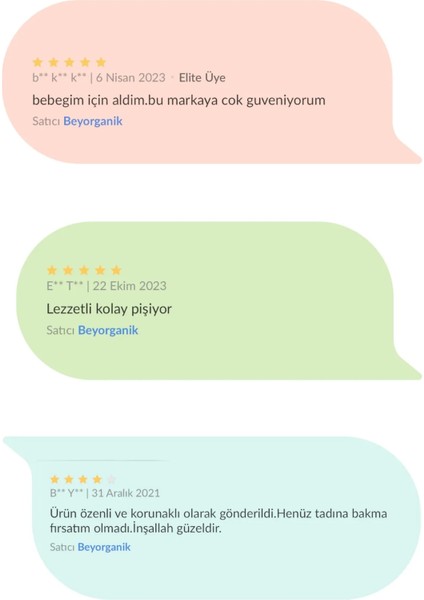 Organik Çorbalık Tahıl Karışımı Üçlü 2,5kg modelleri