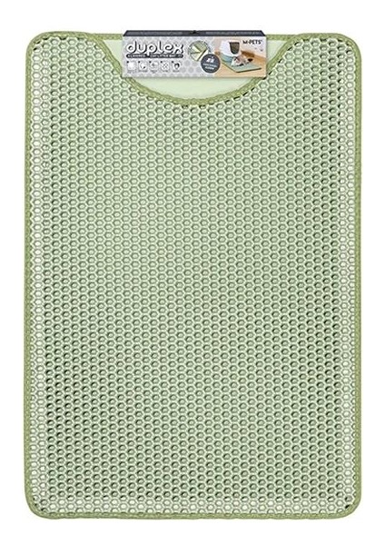 Duplex Elekli Kedi Kumu Paspası Yeşil