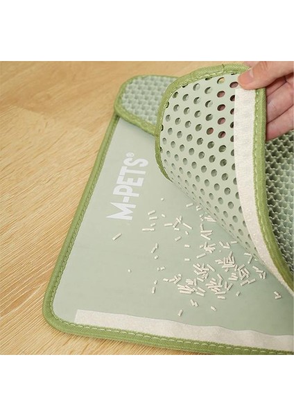 Duplex Elekli Kedi Kumu Paspası Yeşil indirimleri