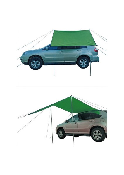 Car Tent Kamp Araç Yan Tente Gölgelik Katlanır Çok Amaçlı Araç Üstü Branda Piknik Plaj Çadırı