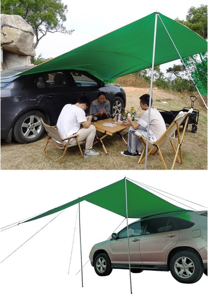 Car Tent Kamp Araç Yan Tente Gölgelik Katlanır Çok Amaçlı Araç Üstü Branda Piknik Plaj Çadırı