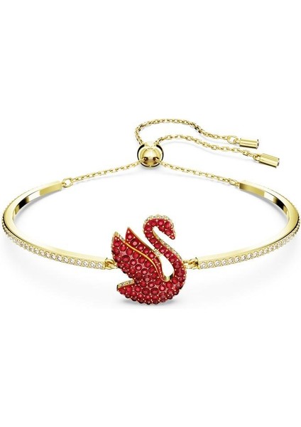 5649774 Swarovski Bilezik Iconic Swan:bracelet Xs Red Scar/gos S