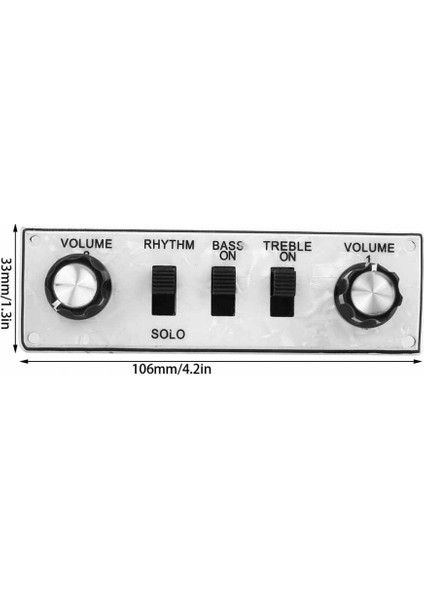 Önceden Kablolama Genişlik Kontrol Plakalı Anahtar Kablosu, Potansiyometreler, Gitar Devre Kartı, Düğmeler ve Diğer Aksesuarlar Ile Yüklü Stringli Enstrümanlar Için - (Yurt Dışından) fiyatları