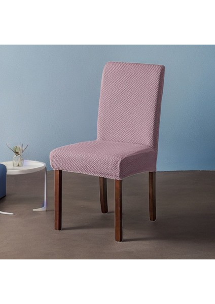 Tuğla Desen Sandalye Kılıfı Yıkanabilir Likralı Esnek Lastikli Sandalye Örtüsü