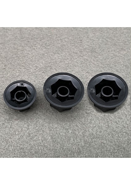 Fleor Siyah Bass Gitar Düğmeleri Plastik Ses Kontrol Düğmeleri Büyük ve Küçük Boyut Jb Bass Parçaları Için (Yurt Dışından) fırsatları