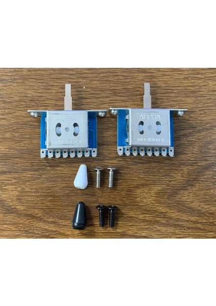5 Yönlü Wc Tarzı Yeni Alfa 3 Yollu 5 Yollu Pozisyon Elektro Gitar Pickup Anahtar Aksesuarı - Kore Malı (Yurt Dışından)