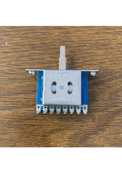 5 Yönlü Wc Tarzı Yeni Alfa 3 Yollu 5 Yollu Pozisyon Elektro Gitar Pickup Anahtar Aksesuarı - Kore Malı (Yurt Dışından)