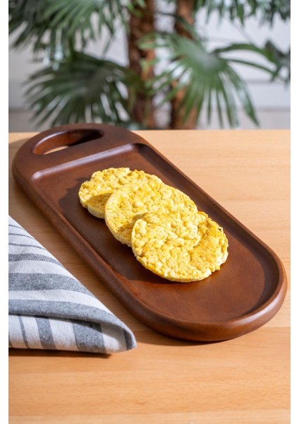 Akasya Oval Sunum Tabak - 37 cm