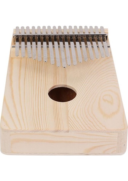 C Tipi Kalimba Stand Stili 17 Tuşlu Kalimba Afrika Yap-Işe-El Ahşap Beyaz Embriyo Başparmak Piyano Ahşap Müzik Aletleri Sanza Mbira Kalimba Çalma (Yurt Dışından)