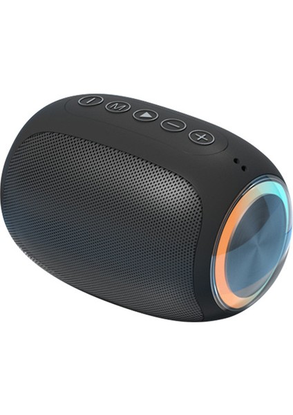 Renkli Göz Kamaştırıcı Işıklar Bluetooth Ses Kablosuz Hoparlör Ev Için Uygun Takılabilir Kart U Disk Dış Mekan Subwoofer (Yurt Dışından)
