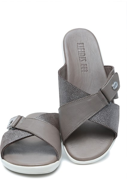 Kifidis K1992-125 Kifidis Kadın Deri Terlik 36-41 modelleri