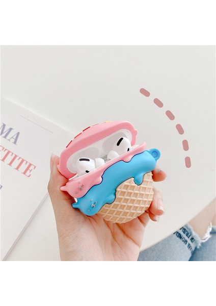 için Pro 2/ Pro Karikatür Kedi Dondurma Kapak Asılı Toka ile Silikon Kulaklık Kutusu (Yurt Dışından) fiyatları
