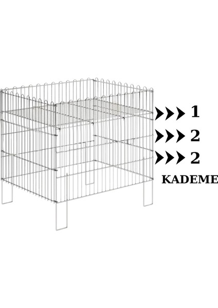 Havuz Sepet Tel Market Sepeti Çok Amaçlı Sepet 60x80 Cm