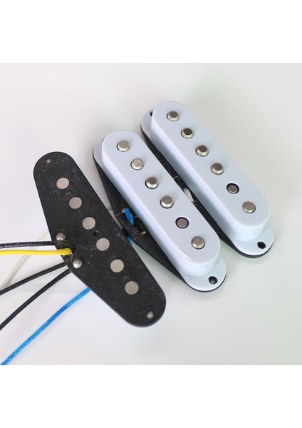 1pc Beyaz Köprü Tarzı Donlis Beyaz 60'lar Vintage Siyah Flatwork Alnico Gle Bobin St Gitar Manyetiği Inci Renginde (Yurt Dışından) indirimleri