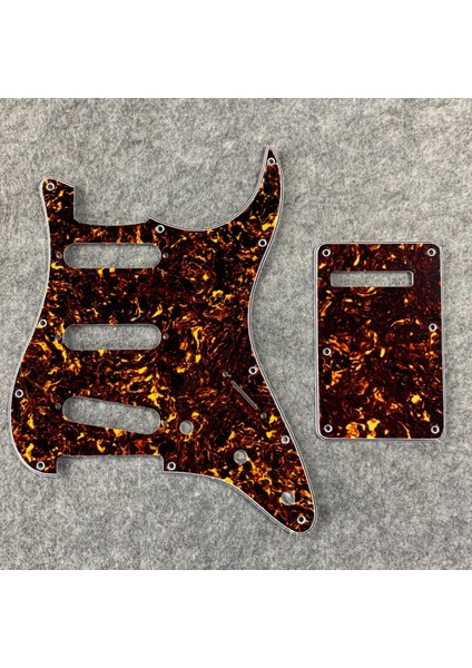 Açık Mavi Inci Tarzı Fleor St Sss Elektro Gitar Pickguard 11 Delik Çizilme Plakası ve Arka Plaka ve Vidalar, 30 Renk Seçeneği (Yurt Dışından) modelleri