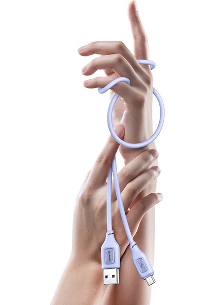 1 M Usb'den Mikro Usb'ye Şarj Kablosu Epoksi Kabuklu Silikon Iletim Veri Kablosu-Beyaz (Yurt Dışından) fiyatları