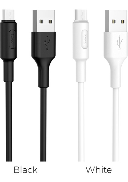 1m Soarer Mikro USB Data Sync Şarj Kablosu-Beyaz (Yurt Dışından)