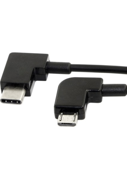 Cy UC-055 Uzaktan Kumanda Dirsek Veri Kablosu Tip-C Için Sol Açılı Mikro USB Djı Mavic Pro Platinum Mavic Pro Rc Aksesuarları (Yurt Dışından)