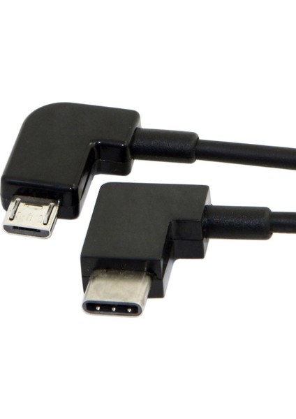 Cy UC-055 Uzaktan Kumanda Dirsek Veri Kablosu Tip-C Için Sol Açılı Mikro USB Djı Mavic Pro Platinum Mavic Pro Rc Aksesuarları (Yurt Dışından)