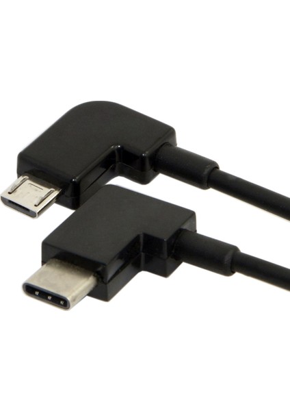Cy UC-055 Uzaktan Kumanda Dirsek Veri Kablosu Tip-C Için Sol Açılı Mikro USB Djı Mavic Pro Platinum Mavic Pro Rc Aksesuarları (Yurt Dışından)