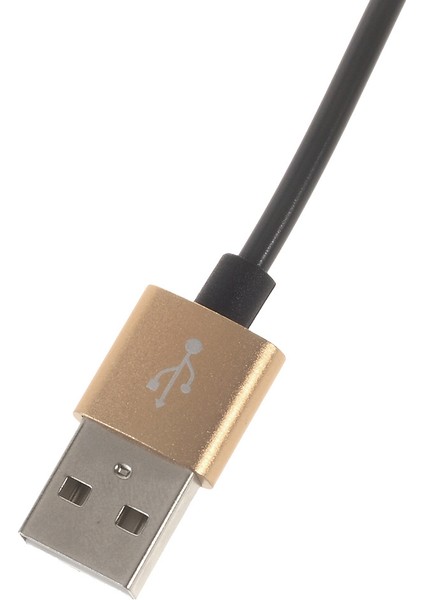 Samsung Htc Lg-Altın Rengi Için Geri Çekilebilir Mikro USB Veri Senkronizasyon Şarj Yayı Kablosu (Yurt Dışından)