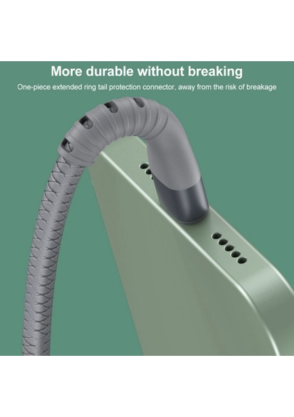 1,5m Usb'den Mikro Usb'ye Veri Kablosu 2,4A Esnek Ka Kablo-Gri (Yurt Dışından) fırsatları