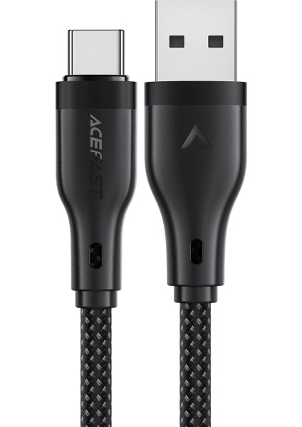 4U Sky 1,2 M Usb-A - Usb-C Şarj Veri Kablosu 3A Örgülü USB Şarj Kablosu Kablosu (Yurt Dışından)