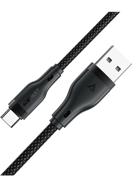 4U Sky 1,2 M Usb-A - Usb-C Şarj Veri Kablosu 3A Örgülü USB Şarj Kablosu Kablosu (Yurt Dışından)