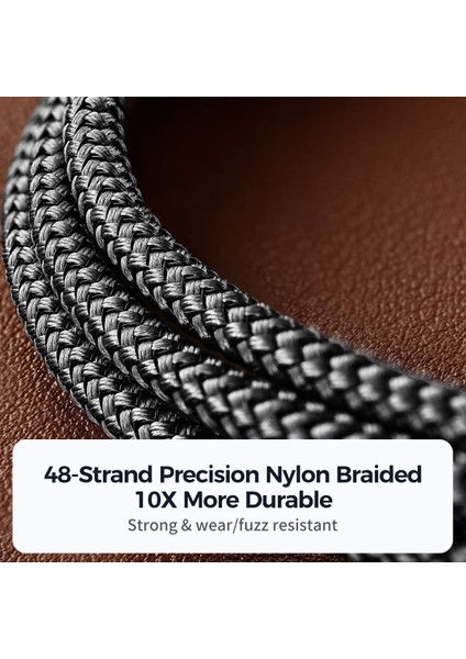 1,2 M Pd 30W Usb-A - Type-C Şarj Kablosu Naylon Örgülü Hızlı Şarj Veri Kablosu (Yurt Dışından) indirimleri