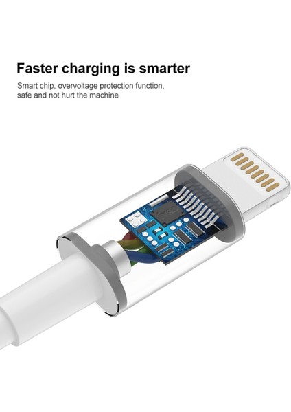 1m Pd 20W Hızlı Şarj Kablosu Tip-C'den 8 Pinli Tpe Veri Kablosuna (Yurt Dışından) indirimleri