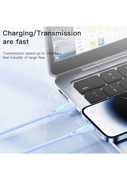 Pd 20W Şarj Veri Kablosu Tpe + Sıvı Silikon Tip-C - Lightning Şarj Kablosu - Siyah (Yurt Dışından) fırsatları