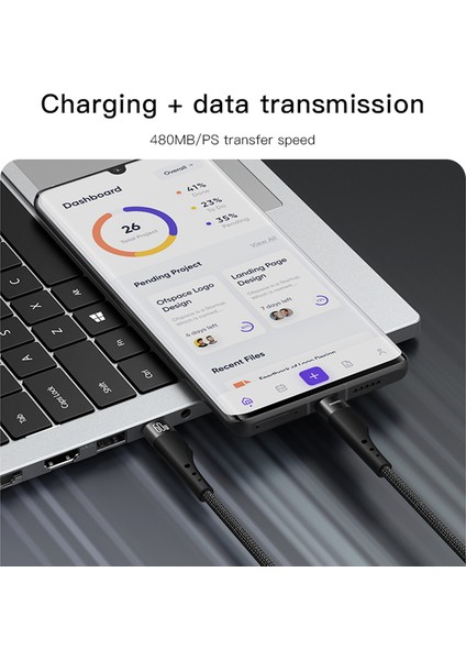 3 M Örgülü Veri Kablosu Pd 60W Type-C'den Type-C'ye Hızlı Şarj Kablosu (Yurt Dışından) indirimleri