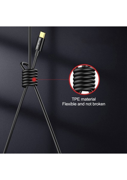 0,3 M Tpe Kabuk Usb'den Tip C'ye Hızlı Şarj Kablosu Veri Iletim Kablosu (Yurt Dışından) fırsatları