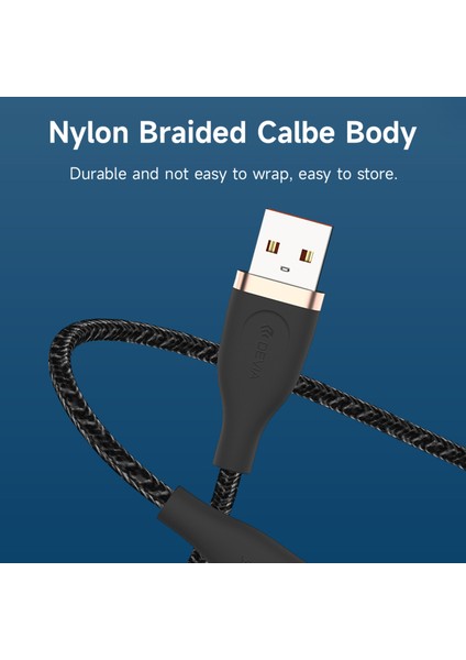 Devıa Star Serisi EC311 1,5m Usb-A - Type-C Veri Kablosu 2,4A Hızlı Şarj Kablosu - Beyaz (Yurt Dışından) fırsatları