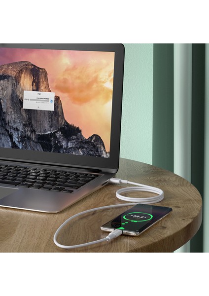 Move Speed YSUCT03-C12W 6A Usb'den C Tipi Kabloya Tpe 1,2m 66W Hızlı Şarj Veri Kablosu Kablosu - Beyaz (Yurt Dışından) fiyatları