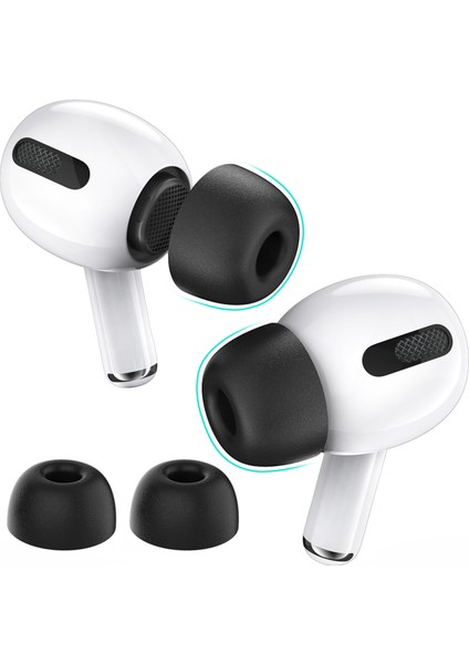 Apple Pro/pro 2 Memory Foam Yedek Kulaklık Ipuçları için 1 Çift Kulaklık Kapakları, Boyut: L (Yurt Dışından)