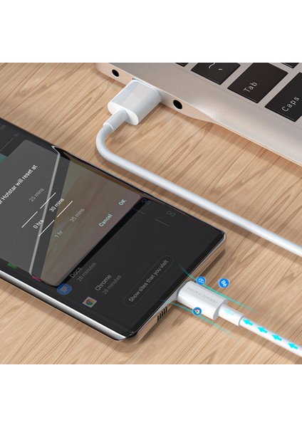 Move Speed YSUCT02-C12W 5A USB C Veri Kablosu 1,2 M Usb-A - Tip C Hızlı Şarj Tpe Kablosu - Beyaz (Yurt Dışından) modelleri