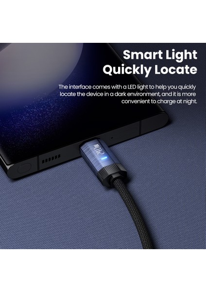 1m Tip-C'den Tip-C'ye Örgülü Kablo Pd3.1 240W Telefon Hızlı Şarj Kablosu - Gri (Yurt Dışından) indirimleri