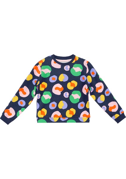 Renkli Lacivert Kız Çocuk Eşofman Takım indirimleri