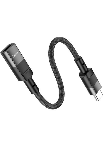 U107 10CM Type-C Erkek - Lightning Dişi Adaptör Kablosu Uzatma Şarj Kablosu (Yurt Dışından)