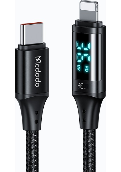 1,2 M Hd Dijital Tip-C'den Lightning Pd Veri Iletimine Şarj Kablosu Kablosu - Siyah (Yurt Dışından) fiyatları