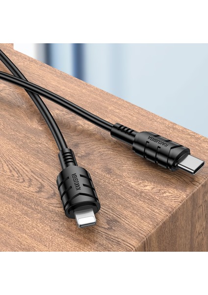 Kuge Serisi 2m Type-C - Lightning Veri Kablosu Pvc Pd 20W Şarj Kablosu - Beyaz (Yurt Dışından) fiyatları