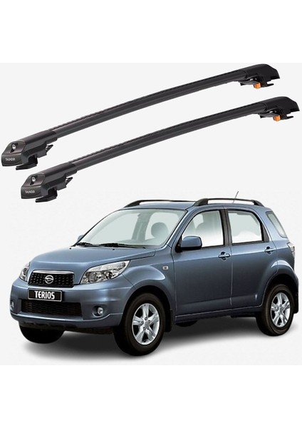 Daıhatsu Terıos 2006-2017 Trx1 Thunder Carrier Kilitli Ara Atkı Taşıyıcı Tavan Barı Gri