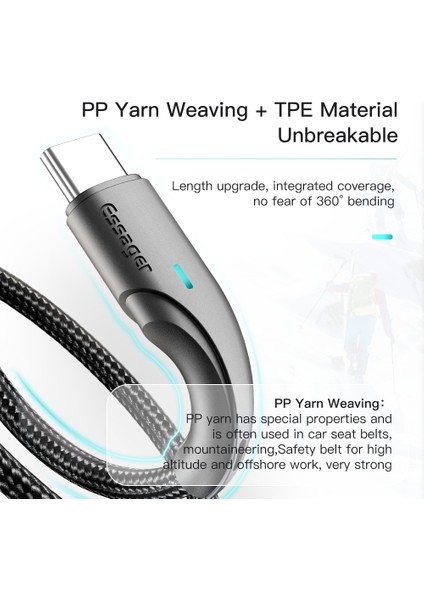 0.25M Usb'den C Tipi Kabloya 480MBPS Iletim Kablosu 3A Akıllı Telefon Dizüstü Tablet Için Hızlı Şarj Kablosu - Siyah (Yurt Dışından)