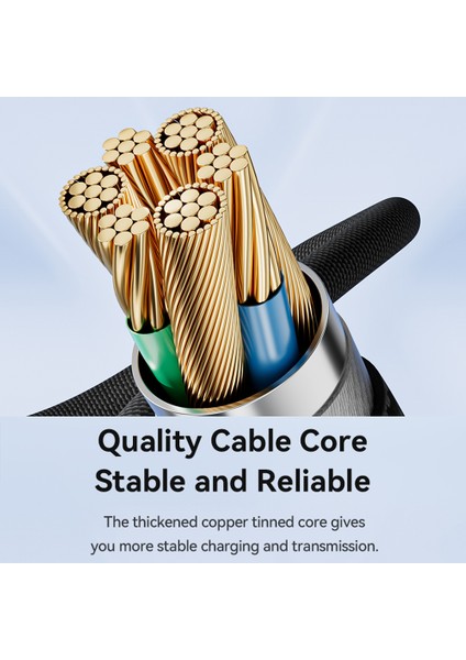 2m Örgülü Pd 60W Hızlı Şarj Kablosu Type-C Cep Telefonu Kablosu - Mavi (Yurt Dışından) modelleri