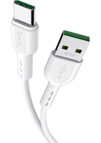 Samsung Huawei Xiaomi Için X33 5A 1m Tip-C USB Veri Senkronizasyon Şarj Kablosu - Beyaz (Yurt Dışından)