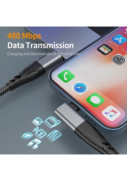 1 M 4'ü 1 Arada USB / Tip-C'den Ip'ye / Tip-C Naylon Şarj Kablosu, E-Marker Çipli Pd 100W Hızlı Şarj Kablosu (Yurt Dışından) indirimleri