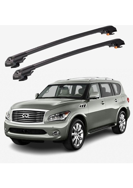 Infınıtı QX56 2011-2013 Trx1 Thunder Carrier Kilitli Ara Atkı Taşıyıcı Tavan Barı Siyah fiyatları