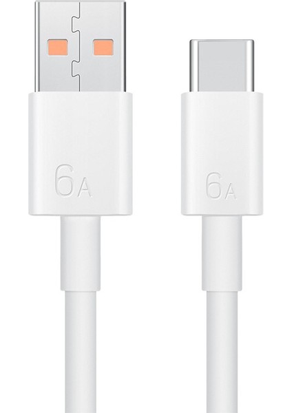 Tip-A'dan Tip-C'ye 6A Yüksek Akım Hızlı Şarj Kablosu Veri Senkronizasyon Kablosu 1m (Yurt Dışından) fiyatları